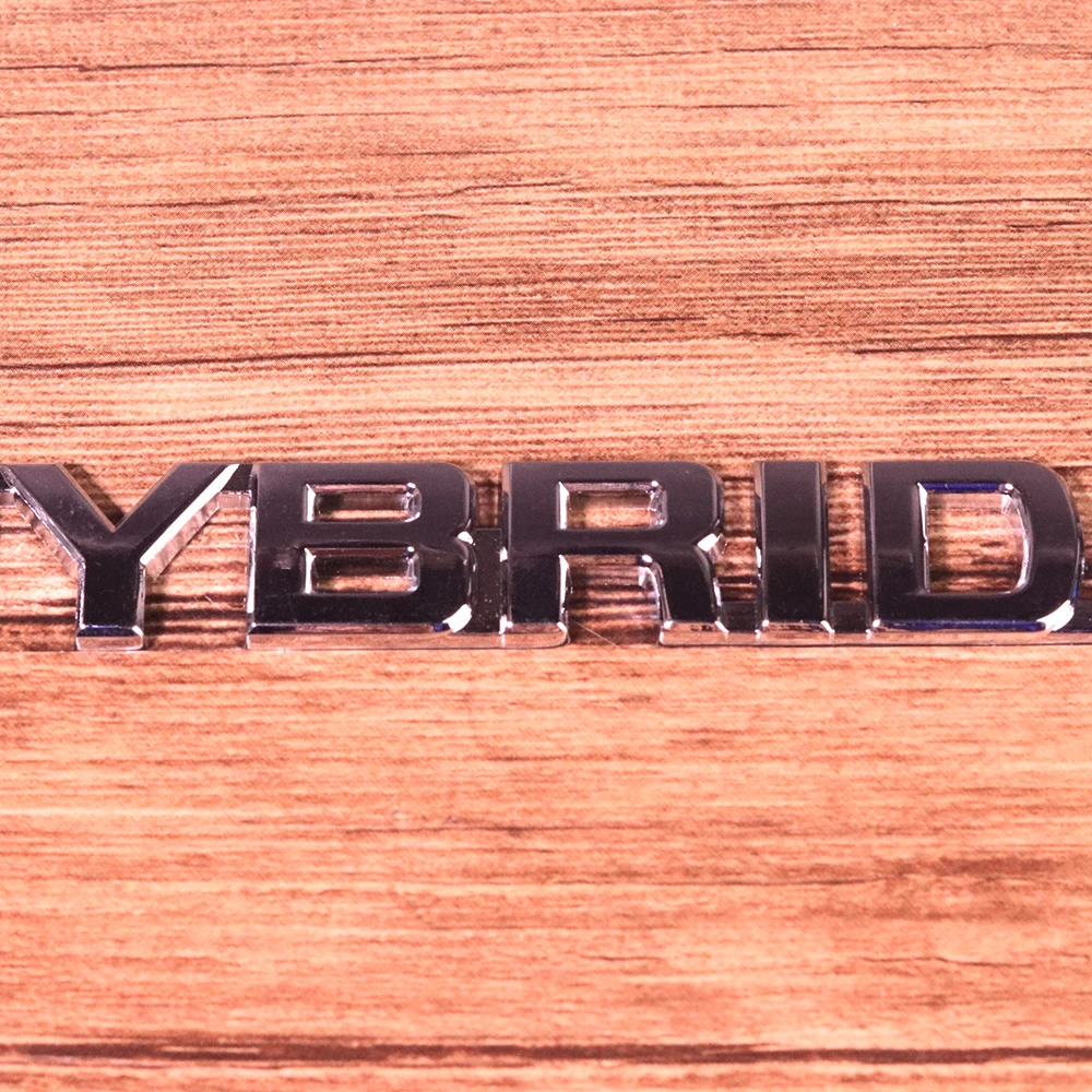 HYBRID Logo Sticker ABS Auto Emblem Refitting Badge Car Decal Fit For Hybrid Logo Toyota Camry Rav4 Reiz Lexus BMW Audi Honda  (10)