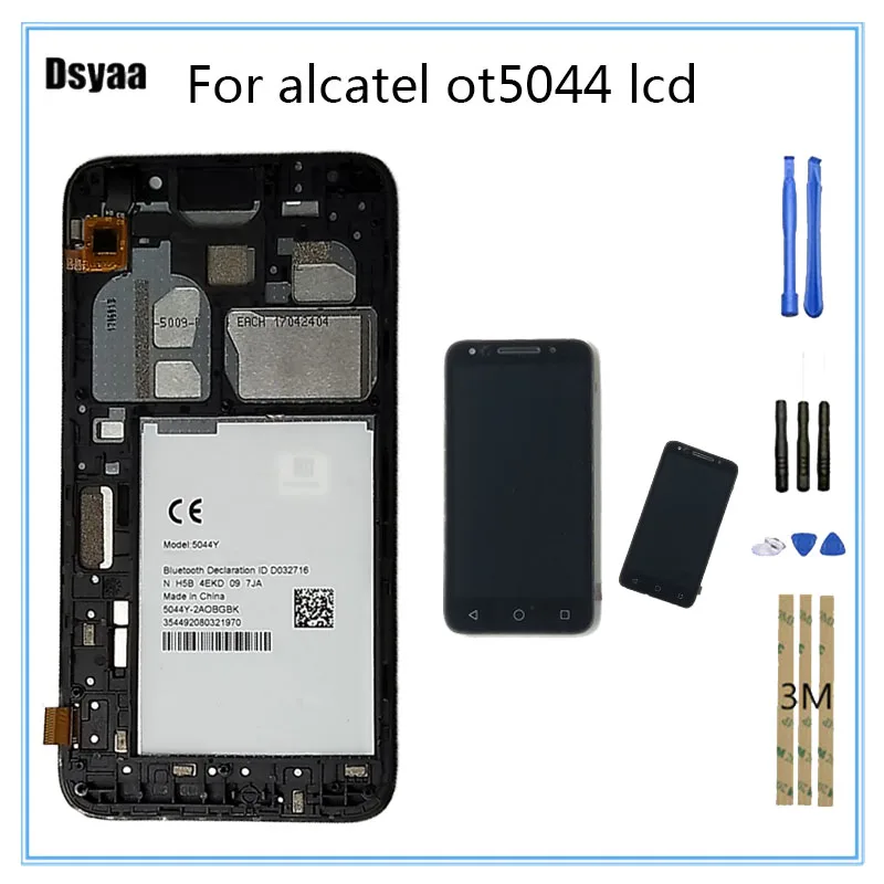 5 дюймов для Alcatel One Touch U5 OT5044 5044D 5044I 5044T 5044Y ЖК-дисплей с сенсорным экраном