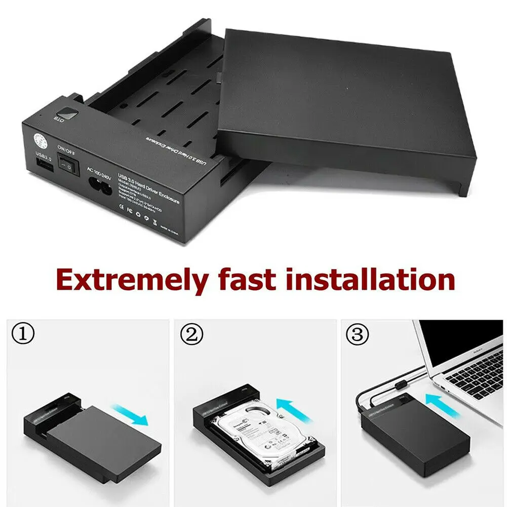 2,5/3," USB 3,0 внешний жесткий диск SATA 8 ТБ Caddy чехол жесткий диск(HDD Тонкий Внешний чехол Портативный жесткий диск Box
