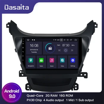 

Android 9.0 Car 1 din Stereo for Elantra middle east version Car Radio MP3 Bluetooth 9" IPS Multi Touch Screen