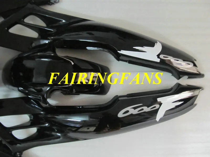 Изготовленный На Заказ обтекатель комплект для HONDA CBR600F2 91 92 93 94 CBR 600 F2 CBR 600F2 CBR600 1991 1994 Черный Серебряный обтекатель части+ подарки HS12
