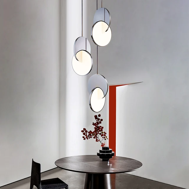 Фото дизайнерский светодиодный подвесной светильник в скандинавском цена