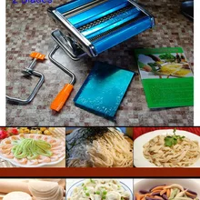 Многофункциональная Бытовая кухонная машина для приготовления макаронных изделий из нержавеющей стали с 2/3 лезвиями, ручная машина для приготовления лапши, резак для пасты, спагетти