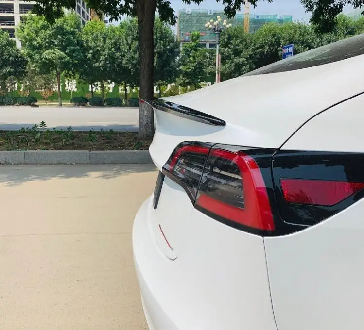 Для Tesla модель 3 спойлер из углеродного волокна Материал 2012- m4 Стиль производительности спойлер для Tesla модель 3 спойлер