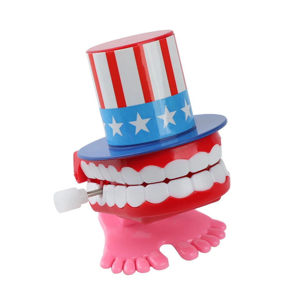 Creative Funny Chattering Jumping Teeth Clockwork Toy Christmas Gift Children Funny Kids Boys Toys Educational toy wind up toy,clockwork toy chick