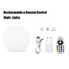 Rechargeable Outdoor LED Luminous Ball Light 16 Colors Illumination Garden Swimming Pool Pathway Patio Waterproof Lawn Lamp 6