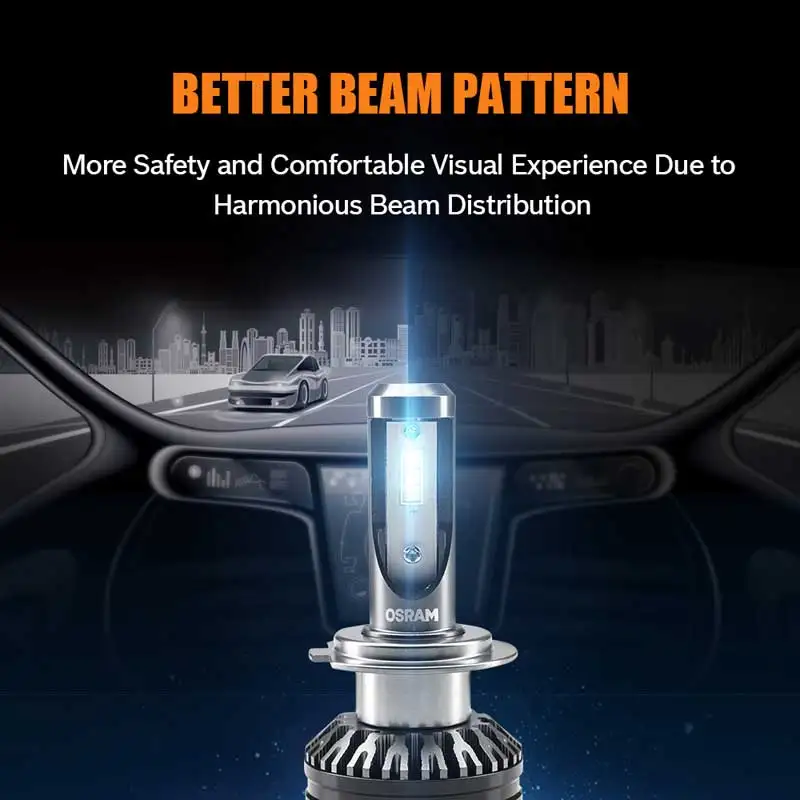OSRAM светодиодный холодный белый автомобильные передние фары энергосберегающие