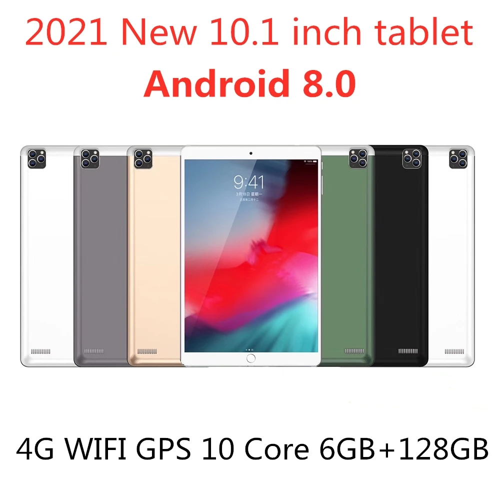 10 1 дюймовый планшет Android 8 0 SIM 4G сеть GPS Wi-Fi телефонный звонок ядер 1960 × 1080 IPS HD экран
