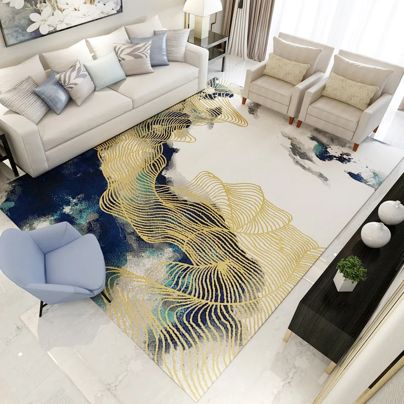 Светильник роскошный ковер современный минималистичный скандинавский журнальный столик для гостиной ковер Американский французский Европейский стиль прикроватный коврик для спальни