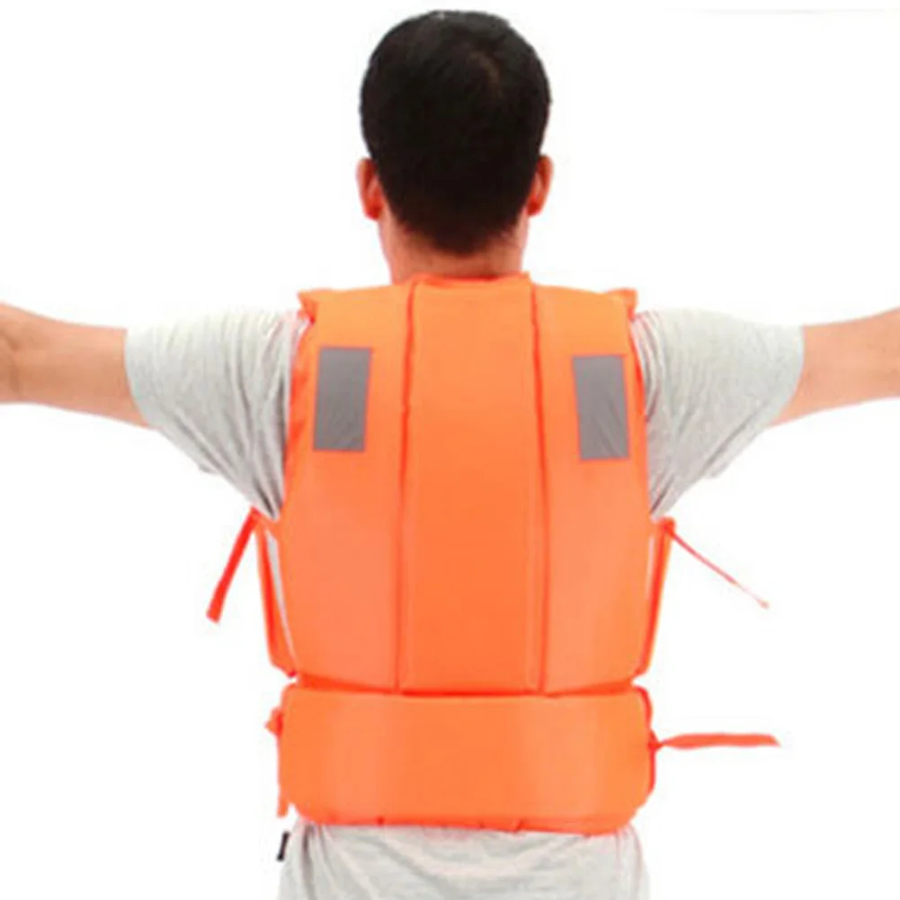 Lightweight adult nylon foam swimming size with SOS sport durable water life jacket supplies adjustable life whistle jacket vest life jacket