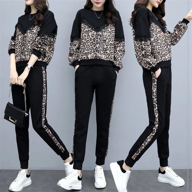 2020 Women Two Piece Set Sports Suit AFLV Emale Tops High Waist Long  Pants Letter Printed Fashion Spring Autumn Tracksuit From Hyl998, $25.77