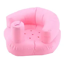 

Inflatable Baby Seat Chair Sofa Dining Pushchair PVC Pink Green Bath Seats Infant Portable Play Game Mat Sofas Learn Stool Sofa