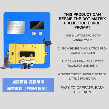 

WYLIE disassembly solder station platform for iphone X XS MAX 11 11PRO MAX motherboard layered laminating face dot matrix repair
