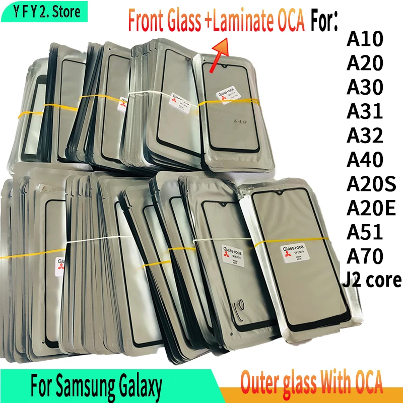 Стекло для сенсорного ЖК-экрана 10 шт. Samsung Galaxy A11 A21 A31 A41 A51 A71 A91 A21S M30 31 | Мобильные
