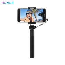 HONOR Selfie Stick Телефон Штатив Stablizer для смартфона с Двойным Зажимом выдвижной Полюс 270 градусов регулируемая головка монопод