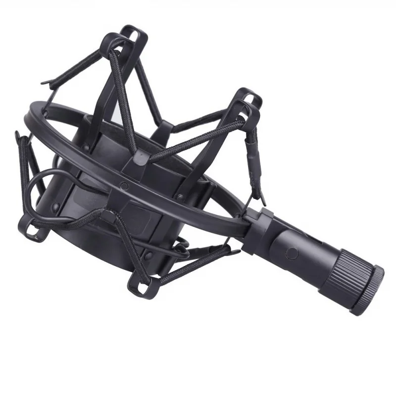 Miniphone Shock Mount 50 мм для 48 мм-54 мм Диаметр конденсаторный микрофон черный