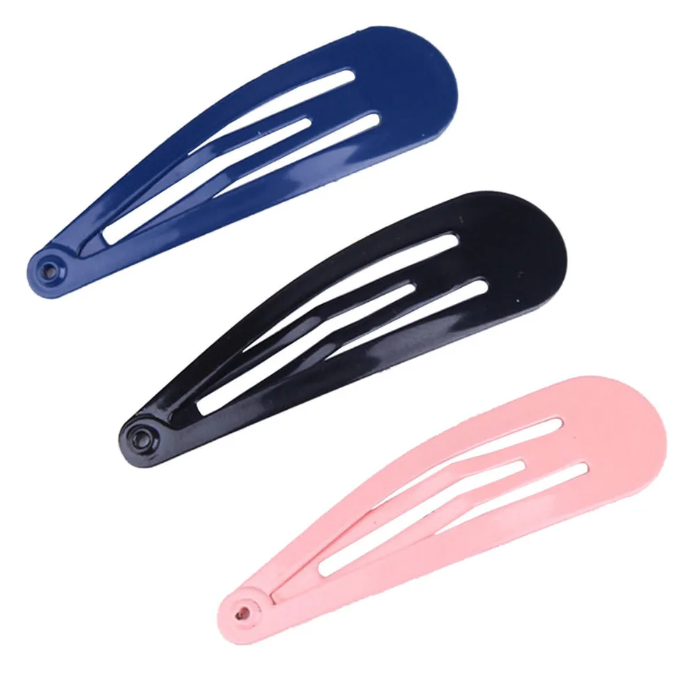 Description Picture 4 of item5Pcs/Set 2 Inch Girl Clips Snap Hair Clips No Slip Metal Hair Clip Barrettes for Baby Girls Toddlers Kids Women Accessories 2