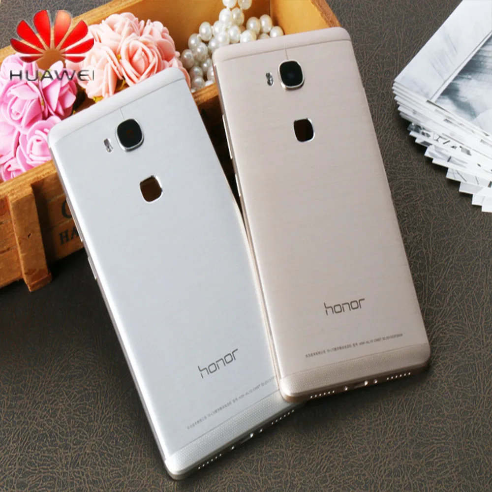 Оригинальная задняя крышка корпуса для HUAWEI Honor 5X алюминиевая Сменный Чехол