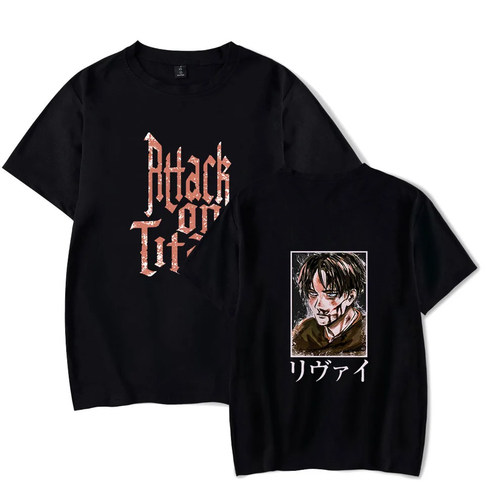 Anime Attack on Titan Eren Jager Ackerman T Shirt Tops Cosplay Unisex Adults Short Sleeve T-shirt Boys Girls Summer Tee TShirts | Мужская