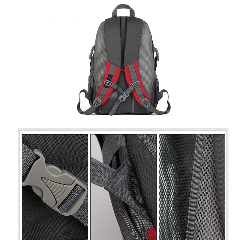 Waterproof Men's Backpack 15.6 Inch Laptop Backpack Female Travel Outdoor Sport Hiking Climbing Bag Large Capacity Mochilas