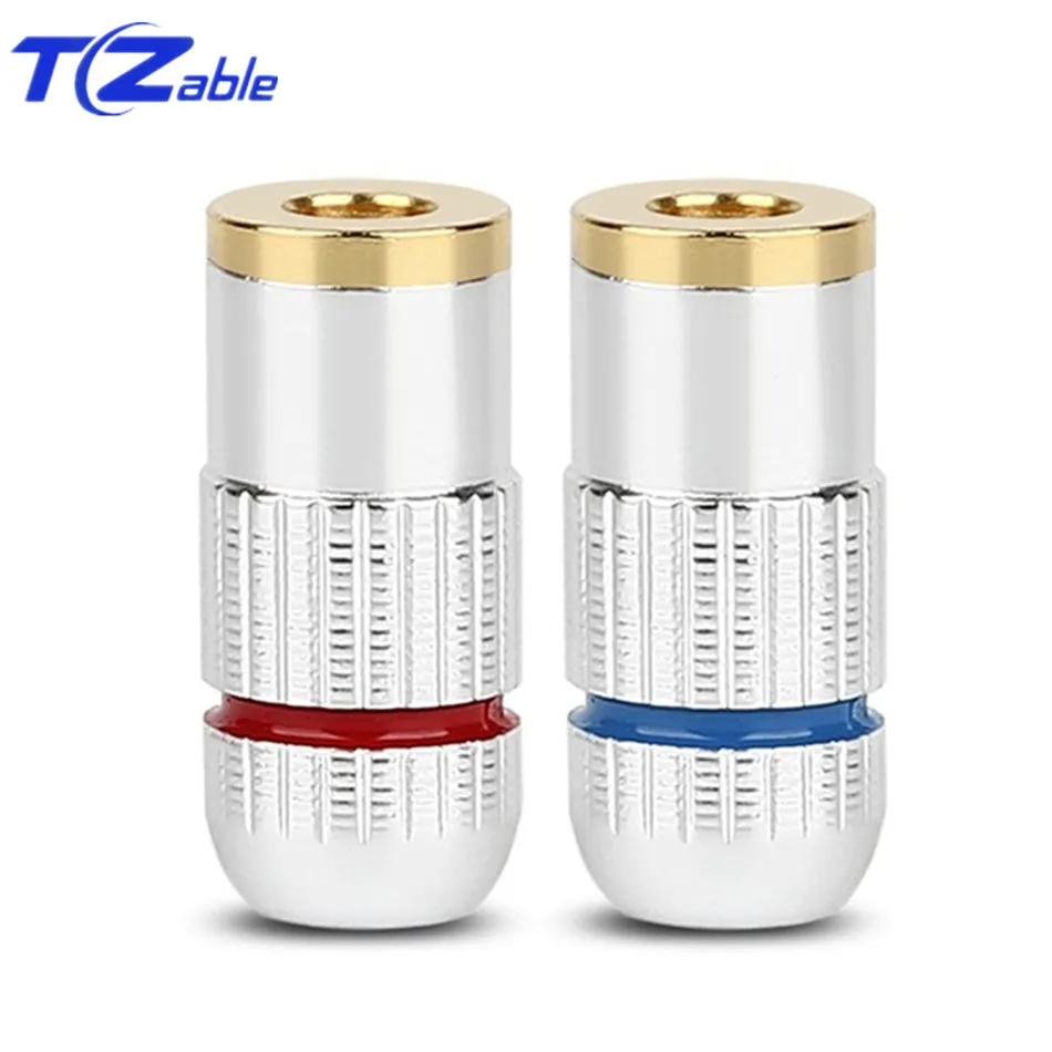 Earphone Pin Audio Jack Wire Connector For MMCX Female Headphone Plug For UE900 SE535 SE215 W10 W20 W30 Solder Splice Adapter