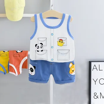

2020 Summer Baby Boys Sets Short-Sleeved T Shirt and Shorts
