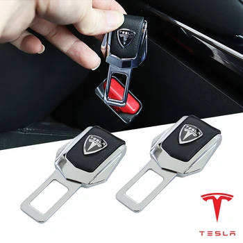 

1pc car seat belt car accessories interior for Tesla model 3 model s model x seat belt cover fastener