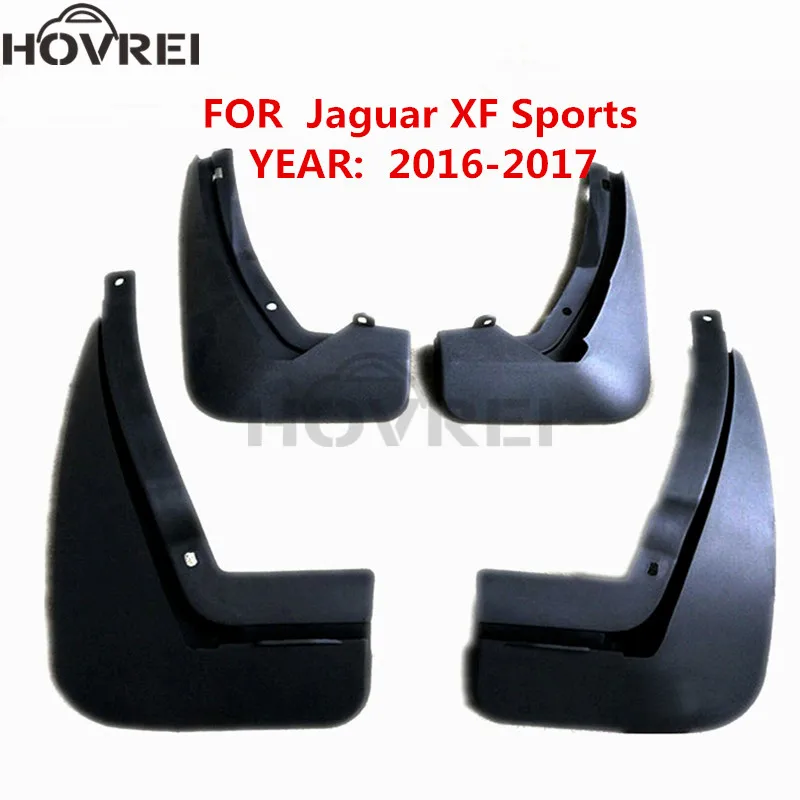 4PCS/SET Car Front Rear Molded mudguards For Jaguar XF Sport 2016 2017