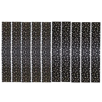 

10 Sheet Decals Xmas Christmas DIY Party Festival Lovely Shiny Manicure Sticker Fingernail Decoration Nail Decals Nail Sticker