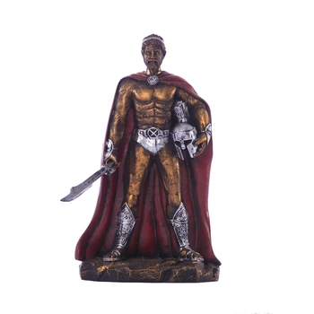 

ANCIENT ROME SOLDIER ART SCULPTURE SPARTA WARRIOR STATUE RESIN ART&CRAFT DESKTOP RETRO CHARACTER FIGURINES HOME DECORATE R2758