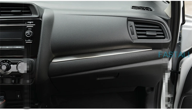 Декоративные наклейки для автомобиля Honda FIT JAZZ-19 с центральным управлением, приборная панель, декоративные яркие полосы, автомобильные аксессуары