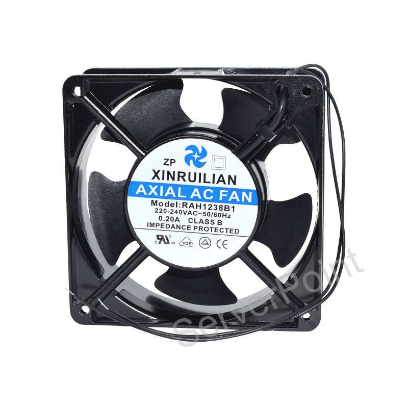 Хорошо протестированный охлаждающий вентилятор XINRUILIAN RAH1238B1 AC220-240V 12038 А два