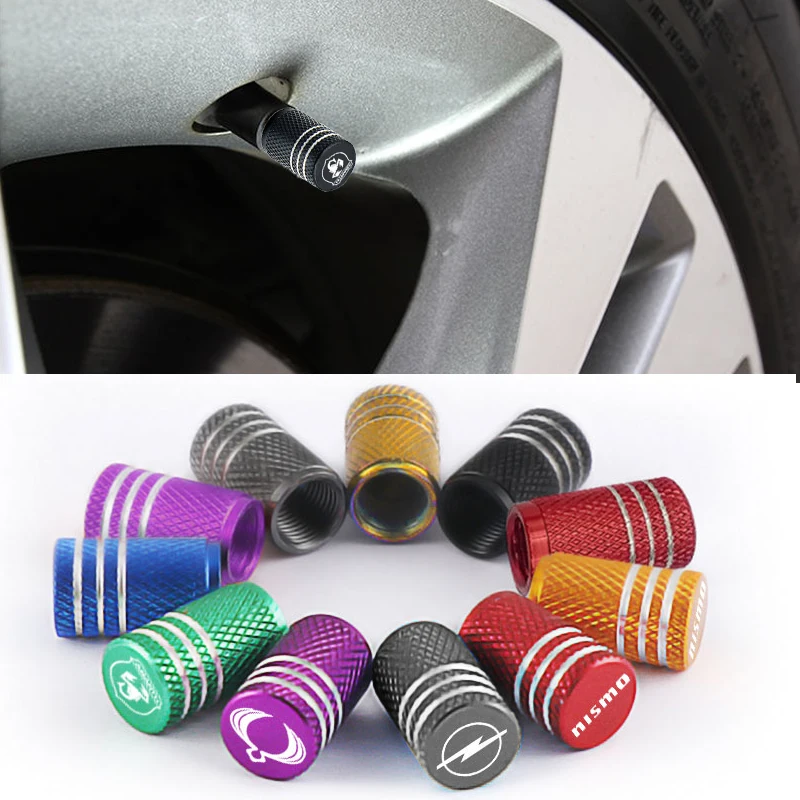 4pcs Metal New Car Wheel Stem Covers Tire Valve Caps Accessories For Mercedes AMG Benz B R G Class GLK GLA CIA GLB GLC C200 E200 |