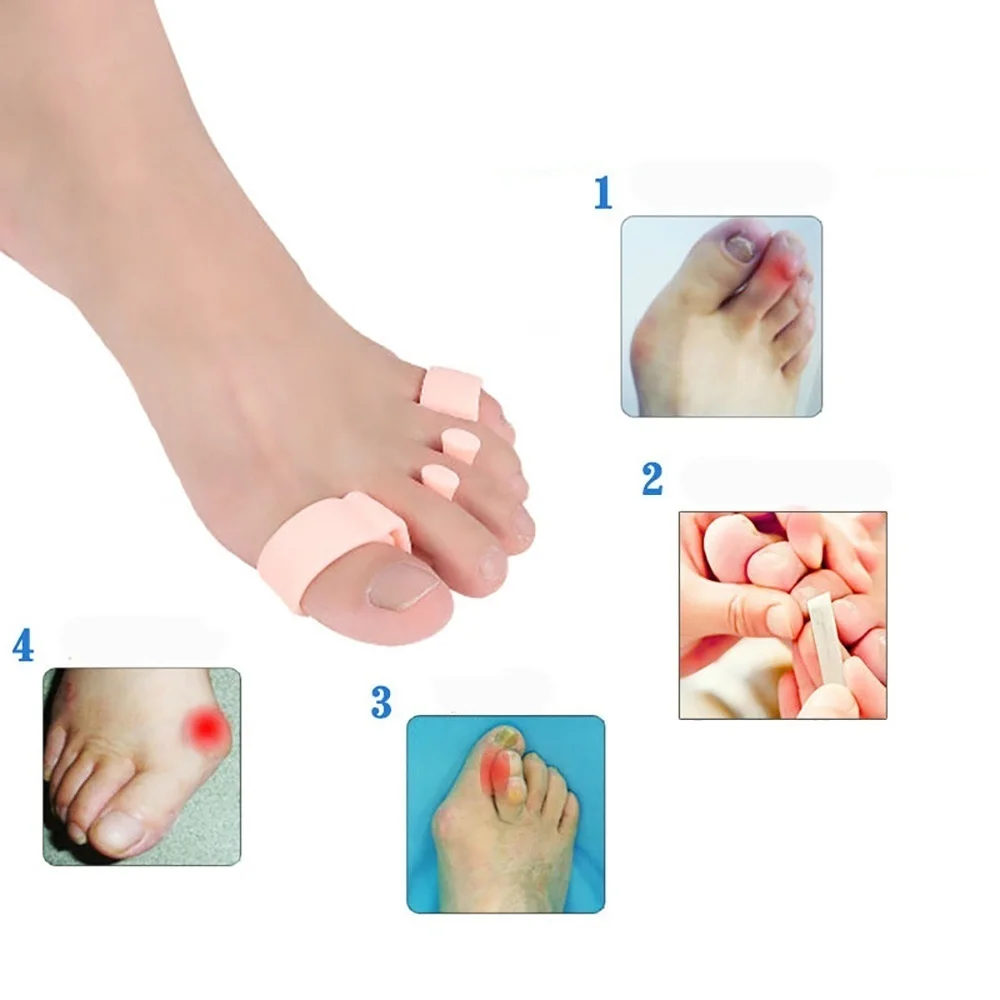 Newest 2PCS Multifunctional Hallux Valgus Foot Toes Separator Gel Toe Bunion Corrector Shield Orthopedic Braces Newest 2PCS Multifunctional Hallux Valgus Foot Toes Separator Gel Toe Bunion Corrector Shield Orthopedic Braces