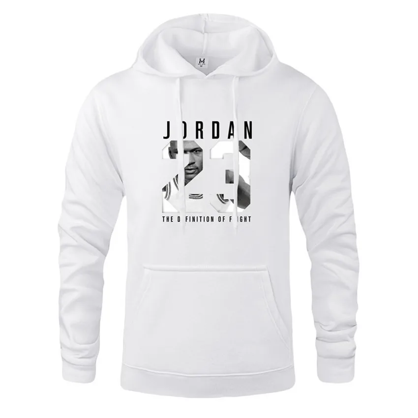 Koop Hot 2019 Nieuwe JORDAN 23 Brief Afdrukken Sweatshirt Mannen Hoodies Fashion Solid Hoody Heren Trui Heren Trainingspakken Mannelijke Hoodie Jassen