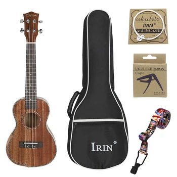 

23 Inch Ukulele Guitar Armguard Type 4 Strings Hawaiian Guitar Musical Instruments Yukrili Cotton Bag String Variable Clip Strap