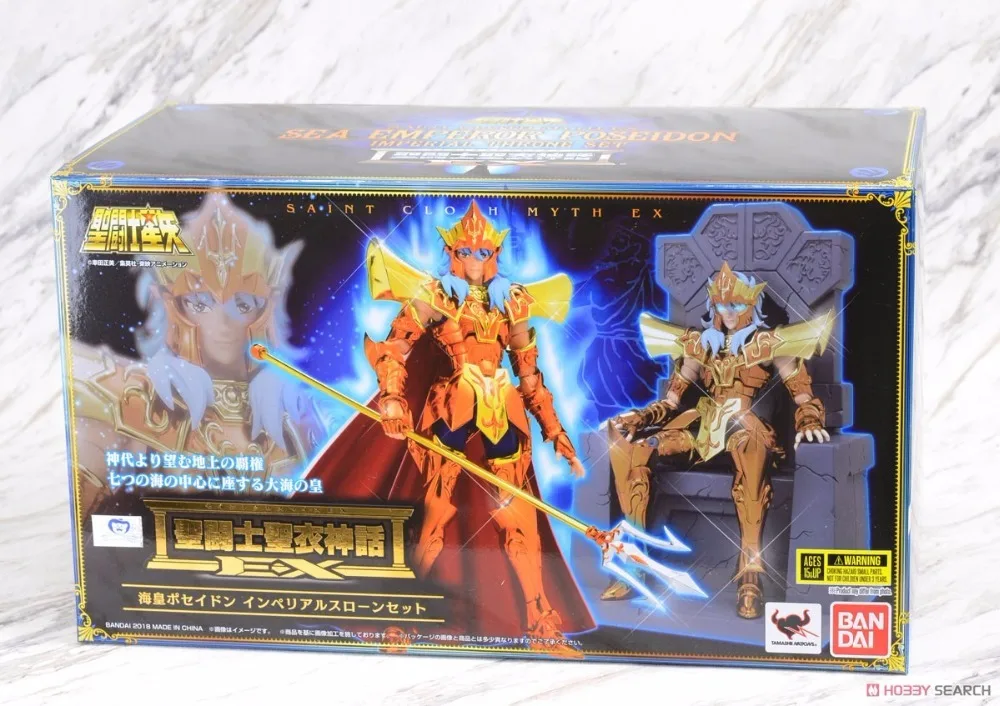 Saint Seiya BANDAI Tamashii inforces Cloth миф экс-фигурка морской король Посейдон роскошный