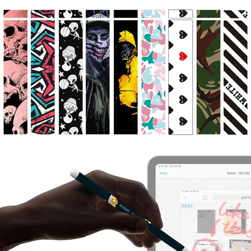 

Ultra Thin Protective Body Sticker Skin Universal Anti-slip Decal Cover for Apple Pencil 2nd Generation for iPad Stylus Pen Acce