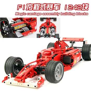

Decool technic F1 Formula Racing Car 1:10 & 1:8 compatible lepinlys technic 8674 truck building blocks toys for children Gifts