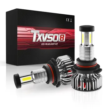 

2Pcs LED Headlight Error Free 120W 360 Degree 6000K White Heat Resistance
