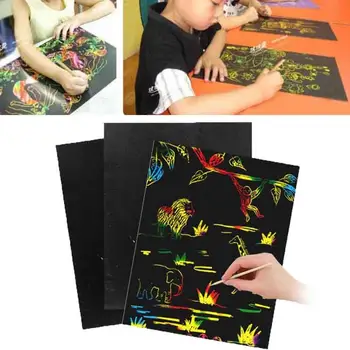 

Toy Papers Black Children Graffiti Scratch Drawing