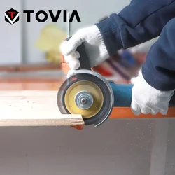 TOVIA  Saw Blade Angle Grinder Cutting Disc  Wood 115MM 125MM Alloy  Cuting Disc For Wood Cutting  Wood Cutter Disc