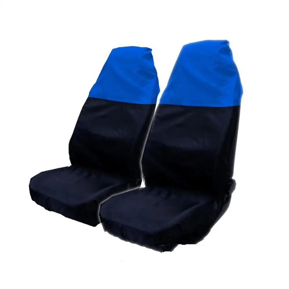 Car Repair Waterproof Cloth Seat Cover Film Waterproof Seat Cover Driver Seat Cover Waterproof And Dustproof Car Seat Cover - Название цвета: blue black