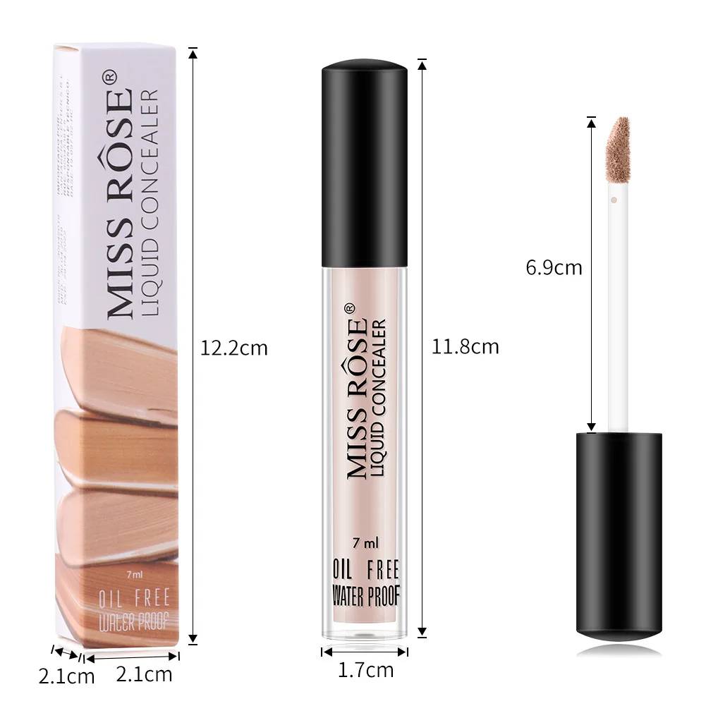 Miss Rose Oil-Free Waterproof Liquid Concealer 