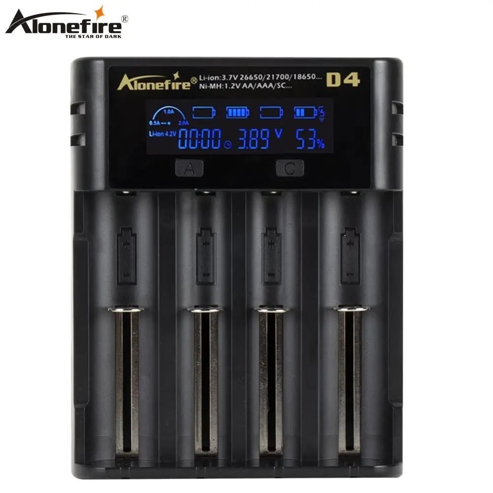 Умное зарядное устройство Alonefire D4 с ЖК-дисплеем и USB-портами | Лампы освещение