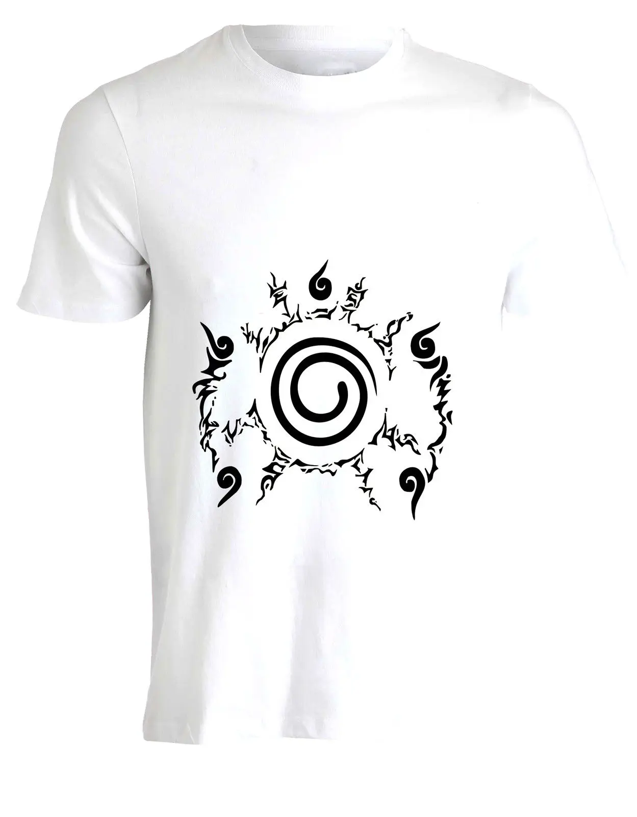 Наруто восемь триграмм печать Аниме Манга японская Мужская футболка Топ