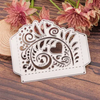 

8.7x8cm Love flowers Cutting dies metal crafts paper die-cutting /DIY embossing Christmas and New Year Scrapbooking