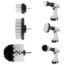 3 Pcs/Set Drill Power Scrub Scrubber Brush Car Washing Detail Brush Carpet Boat Cleaning for Bathroom Accessories WWO66