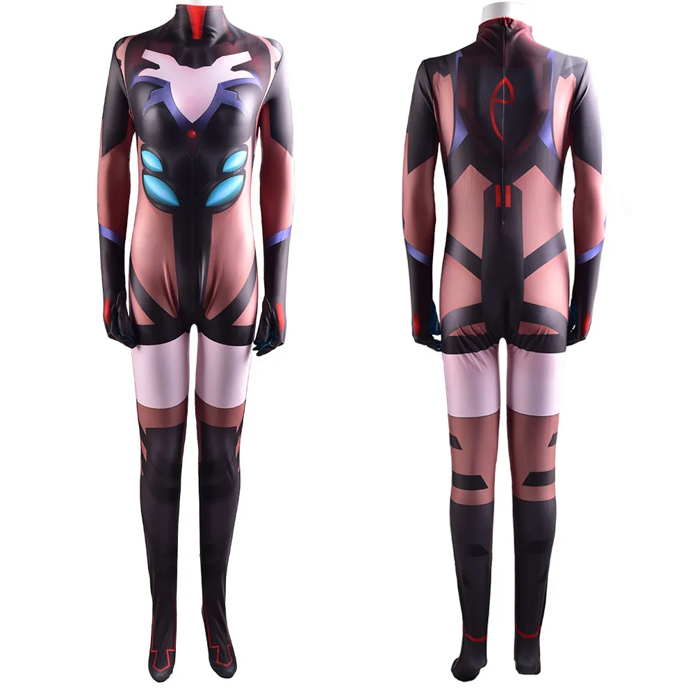 

Fashion Women Cosplay Costume 3D Printed Jumpsuits Lycra Zentai Anime Bodysuits Female Casual Romper Clothing for Performance