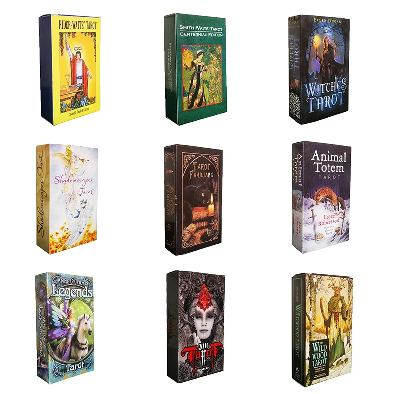 

Magical tarot deck English edition mysterious tarot Board Game family party cards game (9 styles to choose)